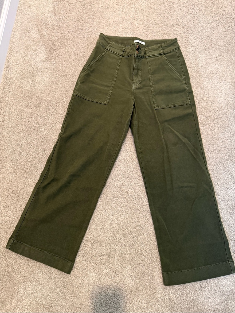 Maurices Olive Green Wide Leg Pants